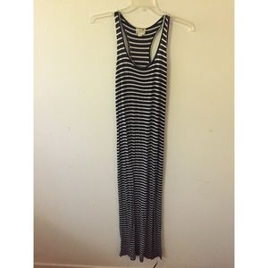 Striped maxi dress