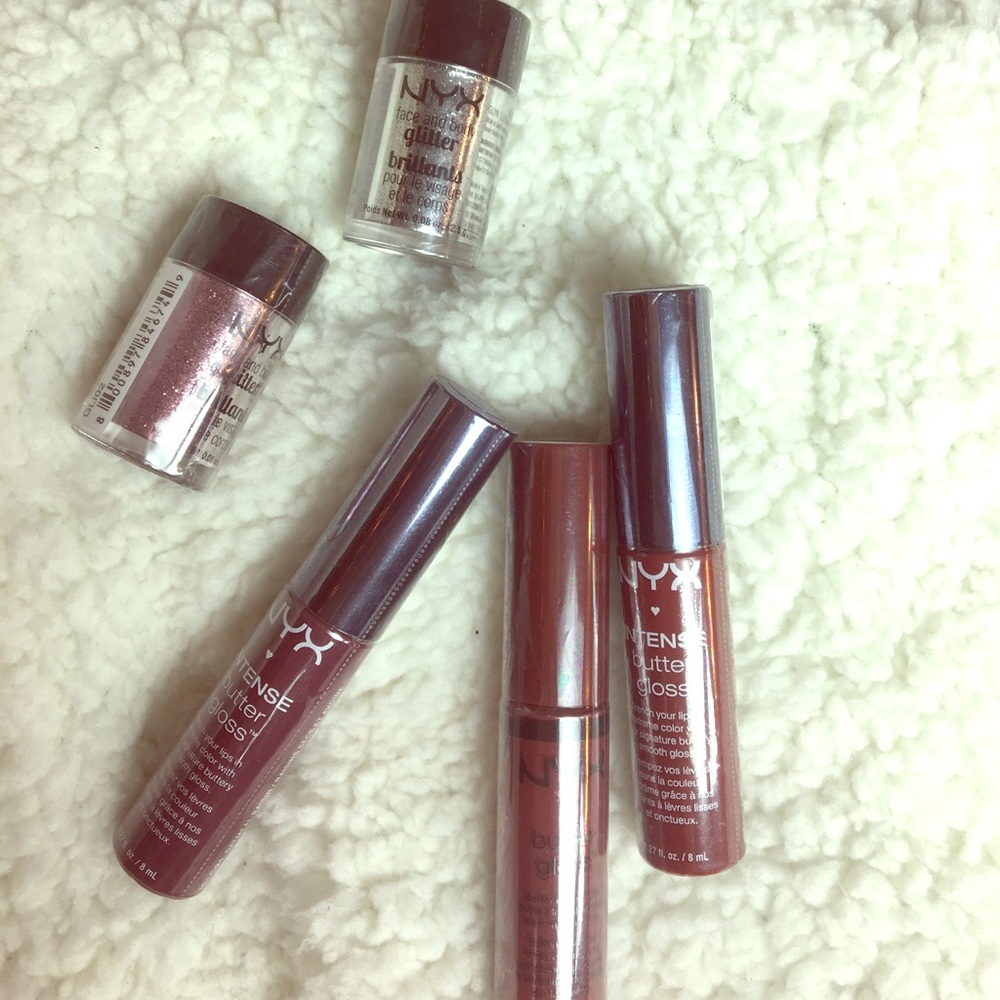 NYX lipgloss/ glitter