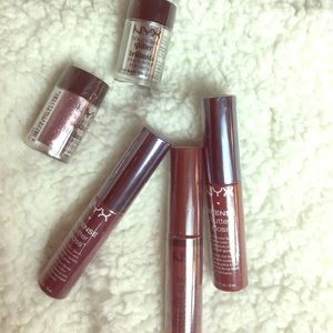 NYX lipgloss/ glitter