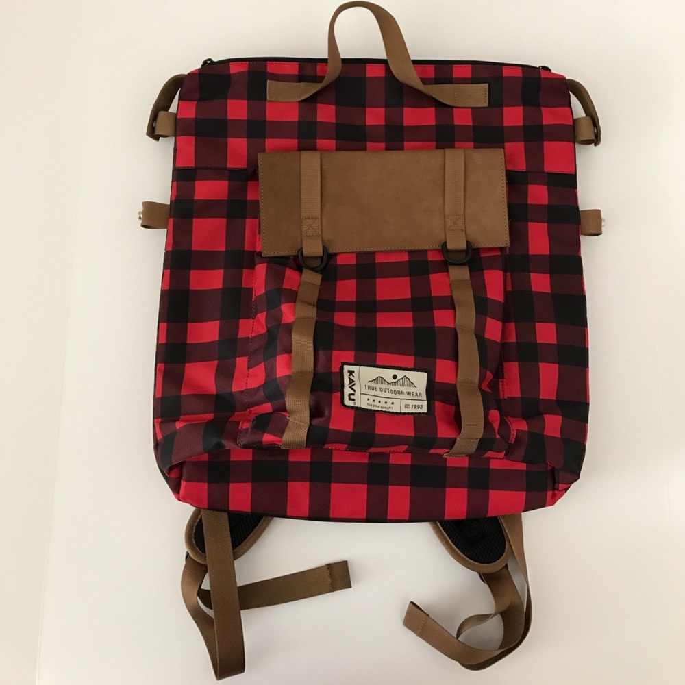 Kavu Plaid Backpack