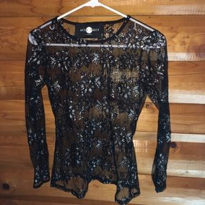 Nasty gal mesh long sleeve