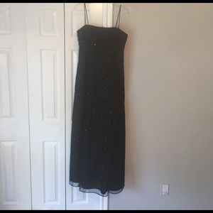 Formal black gown