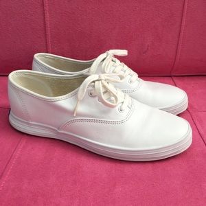 White Leather Keds