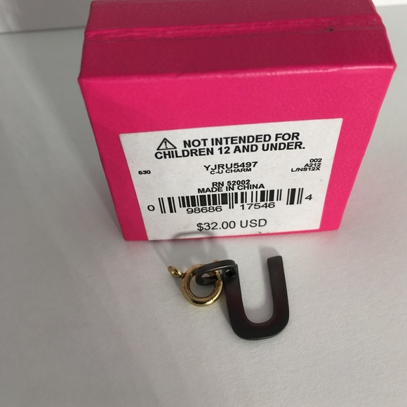 Juicy Couture Letter "U" Charm - Picture 4 of 8