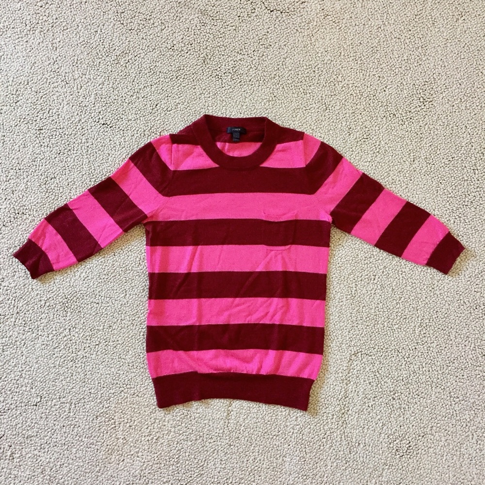 J. CREW wool sweater with chest pocket
