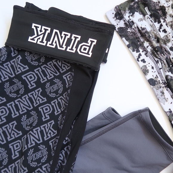 SOLD ❤Reversible Print 'VS Pink' Leggings - Picture 1 of 4