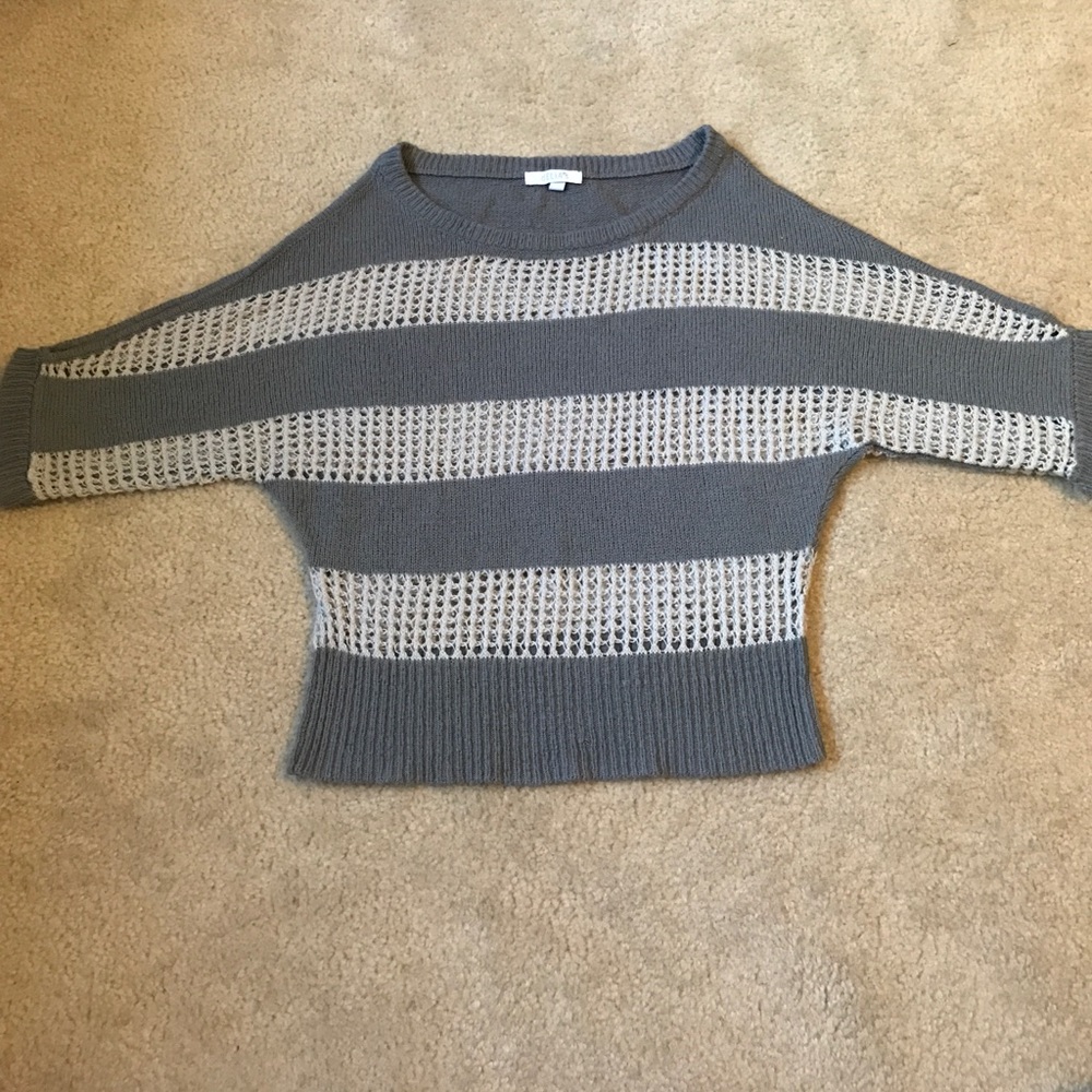 Open shoulder sweater