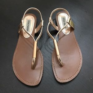 Steve Madden Hamil Sandals Rose Gold 7.5