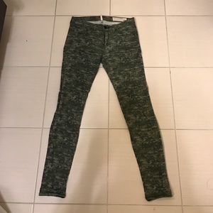 Camo print Rag & Bone jeans