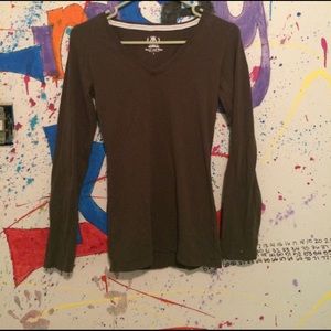 Dark green long sleeve shirt