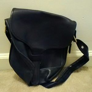 Authentic Blue and gold Coach Bag