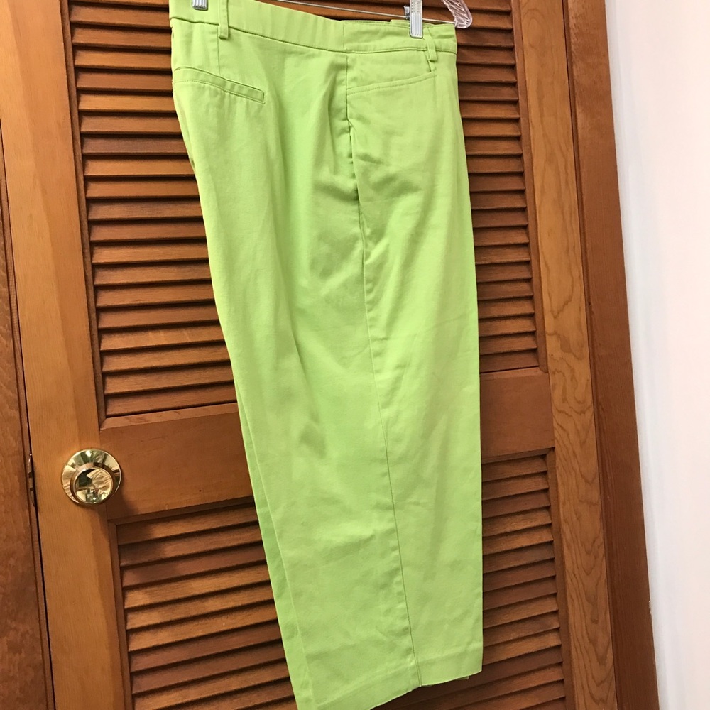 Bay Studio plus  Lime Green Capris Shorts
