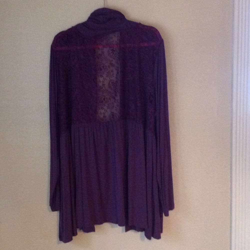 Kische 3XL Deep Plum Tunic Jacket