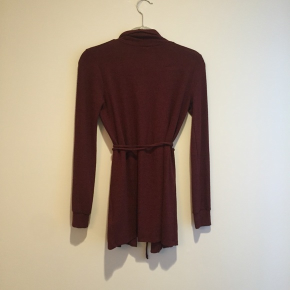 Burgundy Cardigan - Picture 2 of 3