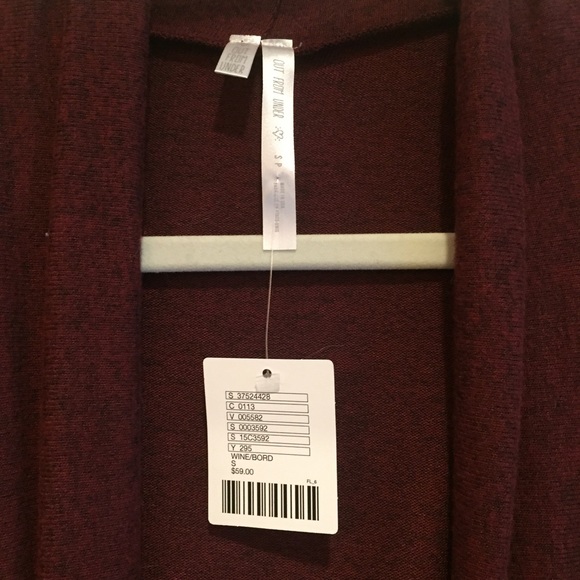 Burgundy Cardigan - Picture 3 of 3