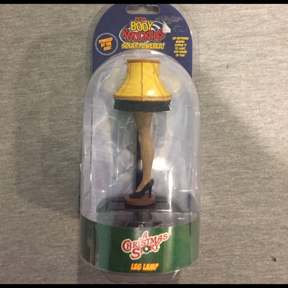A Christmas Story LED solar powered leg lamp