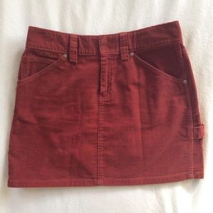 corduroy, J. Crew skirt