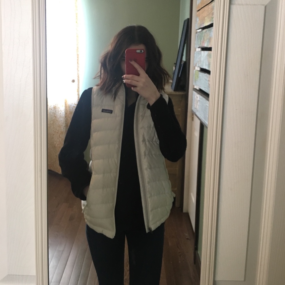 Patagonia white vest