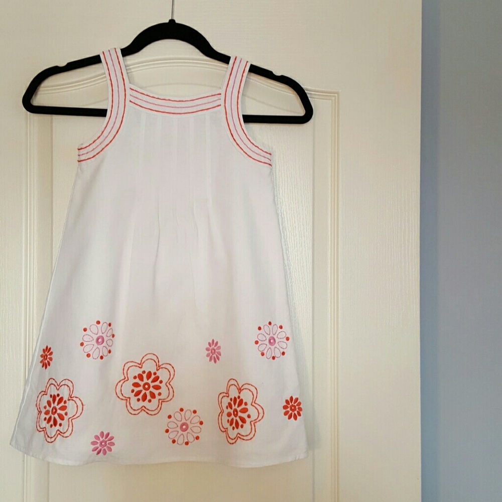 Gymboree Floral Embroidered Linen Dress