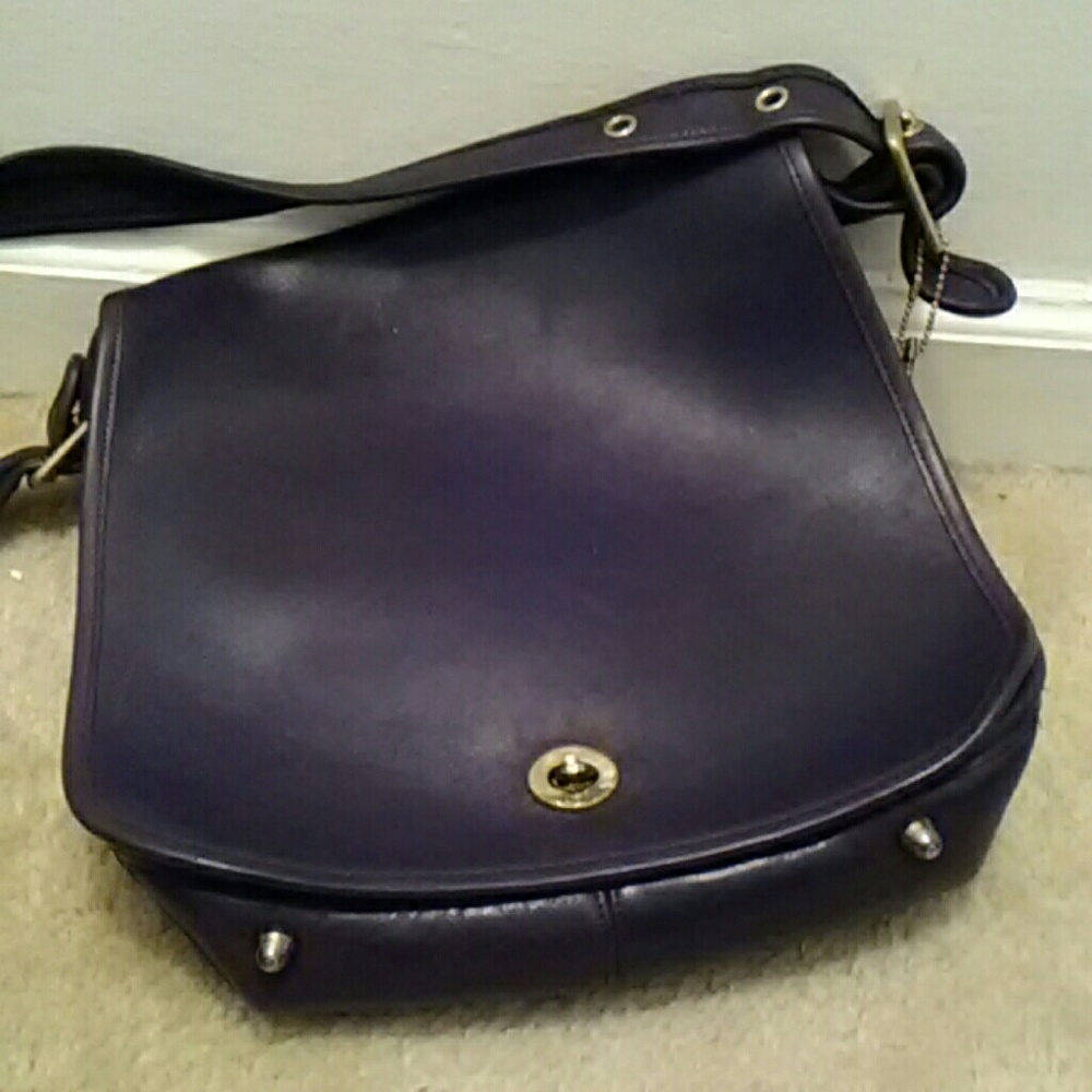 Authentic Dark Brown Coach Bag