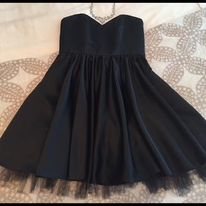 Black Cocktail Dress w/ Tulle
