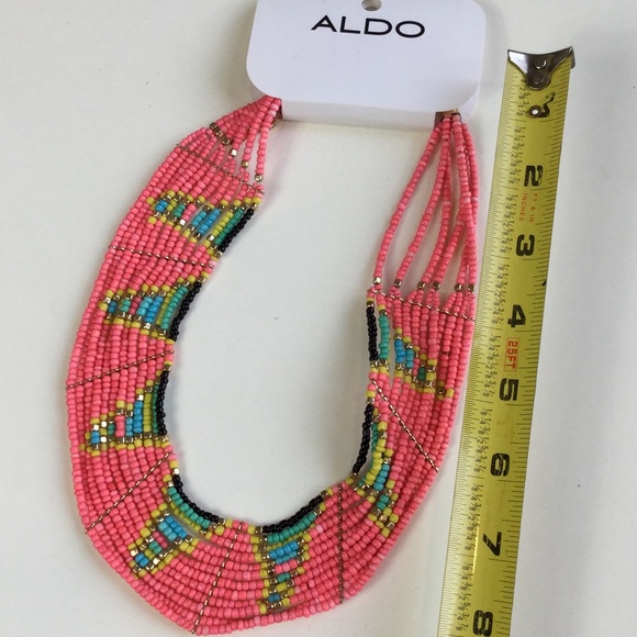 Sale 🦄boho Aldo beaded necklace nwt. - Picture 3 of 4