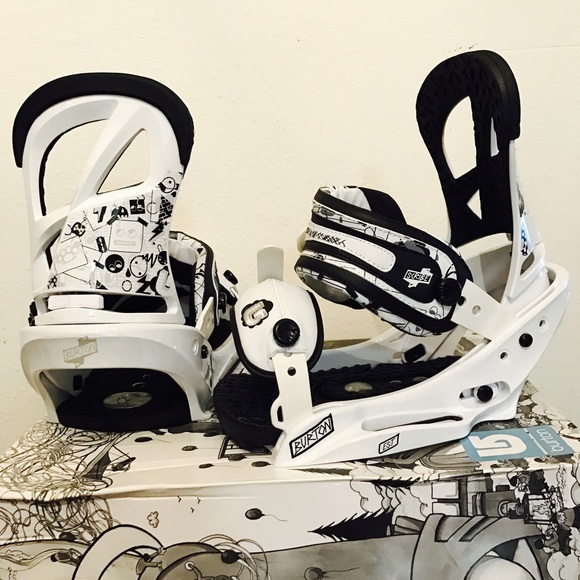 Burton Shoes - Burton Scribe Snowboard Bindings Sz L Womens 8+