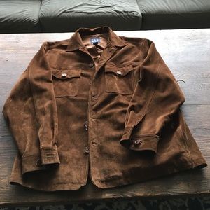 Men's suede coat