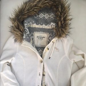 Abercrombie& Fitch Sweater Lined Hoodie (Warm!)
