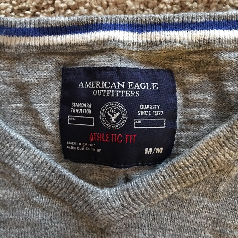 Grey American eagle sweater - Picture 2 of 2