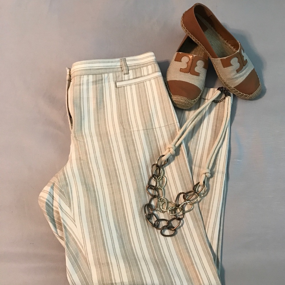 Authentic Tory Burch pinstripe ankle pants