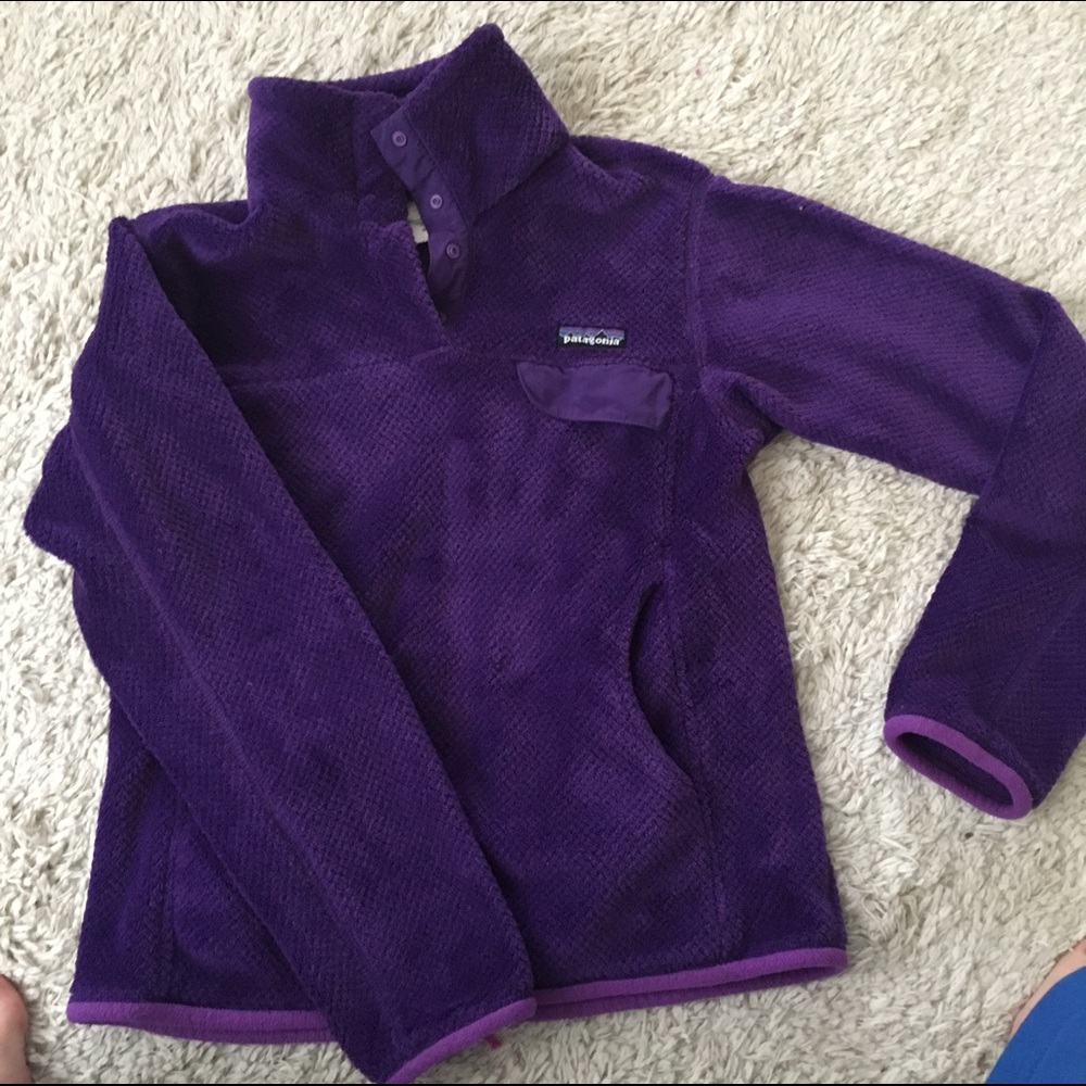 Purple Patagonia fleece