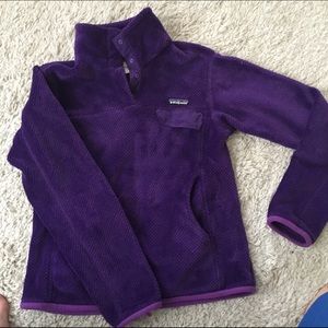 Purple Patagonia fleece