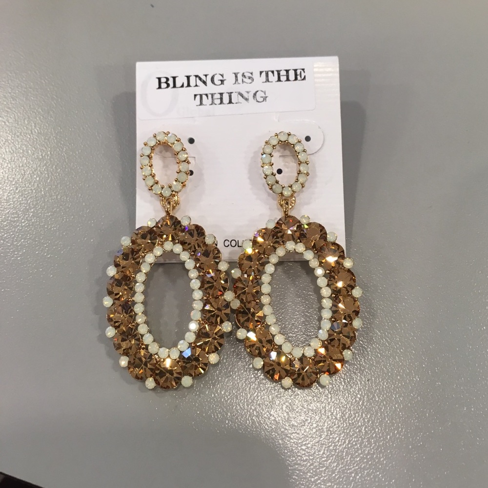 Champagne and Opal Earrings!