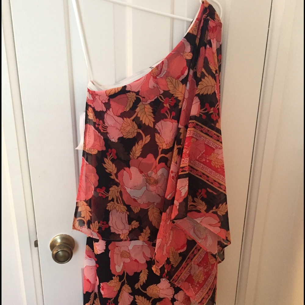 Eva Mendes one shoulder dress XS