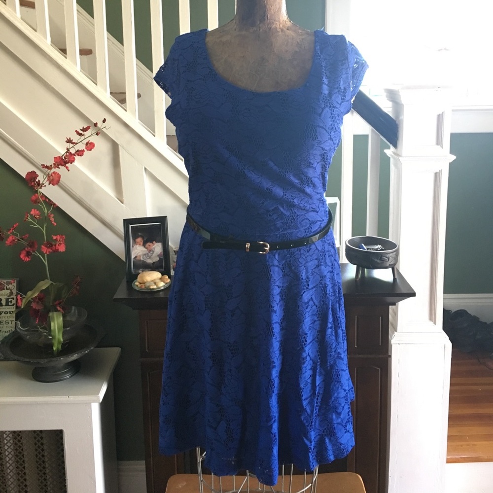 👗Casual Royal Blue Dress👗