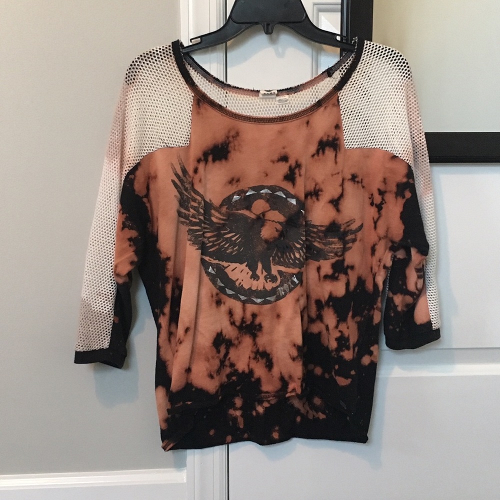 bleach dyed shirt