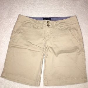 AE khaki bermudas