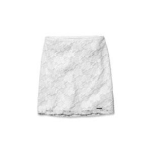 Lacy white skirt