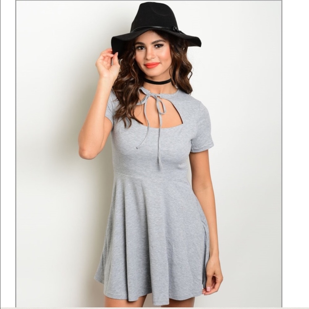 Very J Tie Front Dress