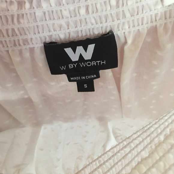 W by Worth Tops - W by Worth white cotton top W by Worth Tops - W by Worth white cotton top