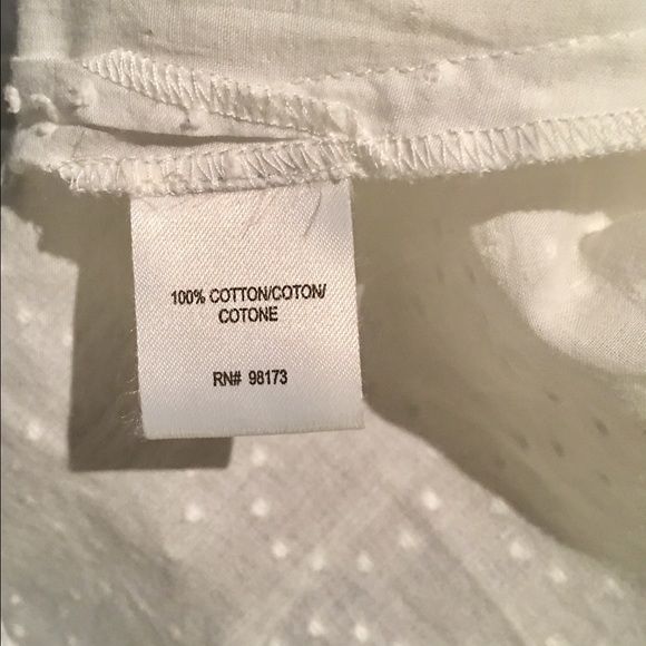 W by Worth Tops - W by Worth white cotton top W by Worth Tops - W by Worth white cotton top