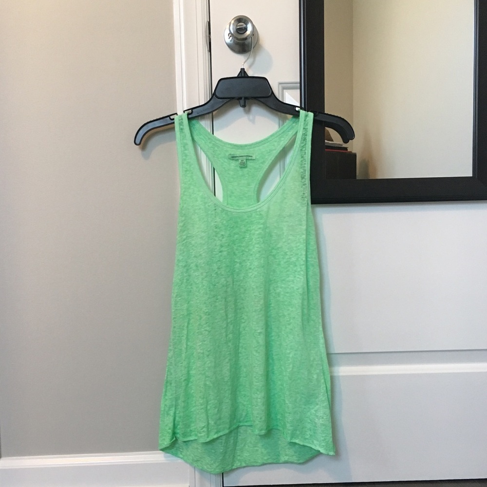 green sheer tank