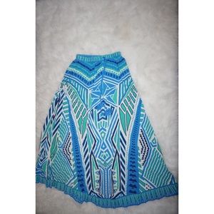 Forever 21 maxi printed skirt