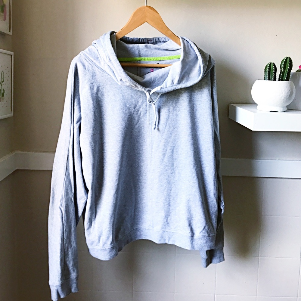 Ryka Gray Sweatshirt with Dolman Sleeves
