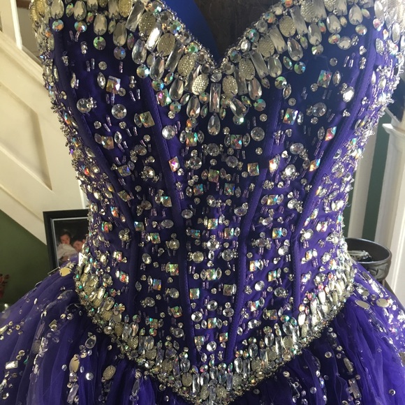 👗💞purple sweet 16 gown💞👗 - Picture 2 of 6