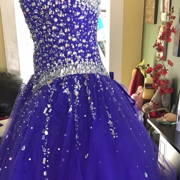 👗💞purple sweet 16 gown💞👗 - Picture 4 of 6