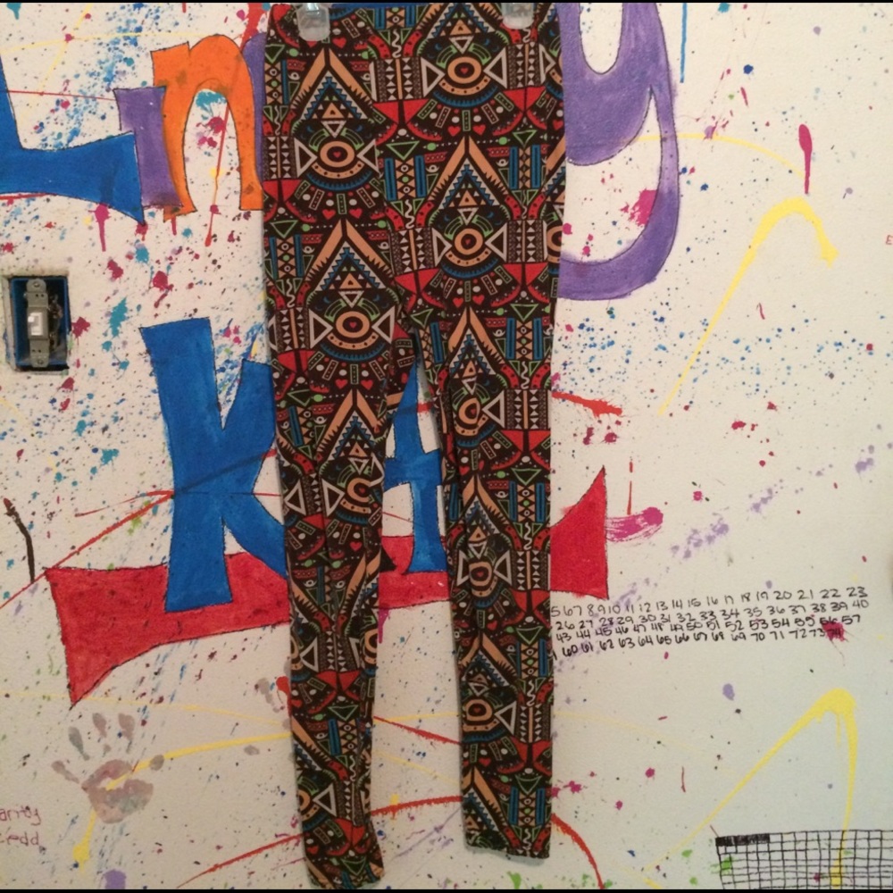 bright and colorful leggings