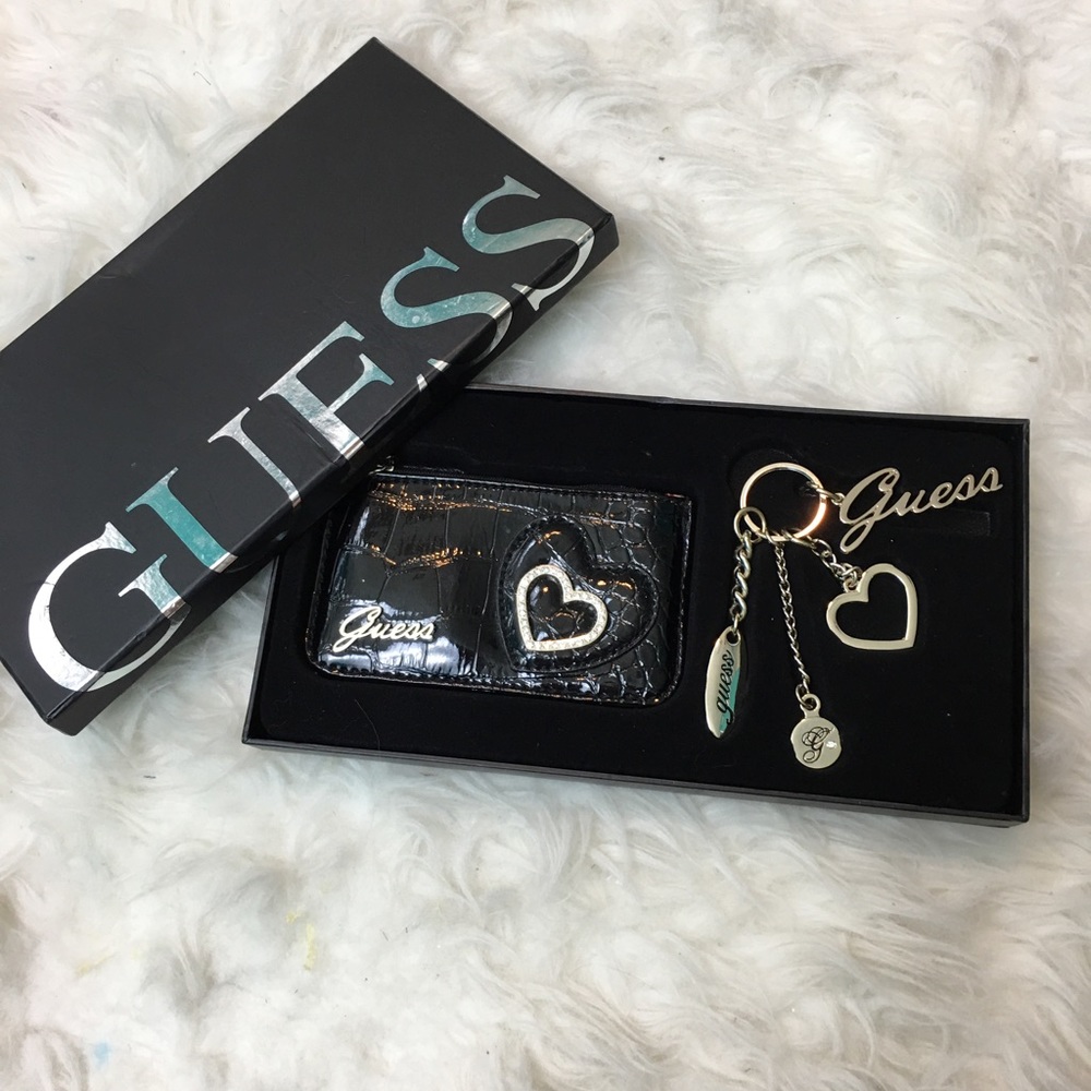 Guess wristlet & keychain