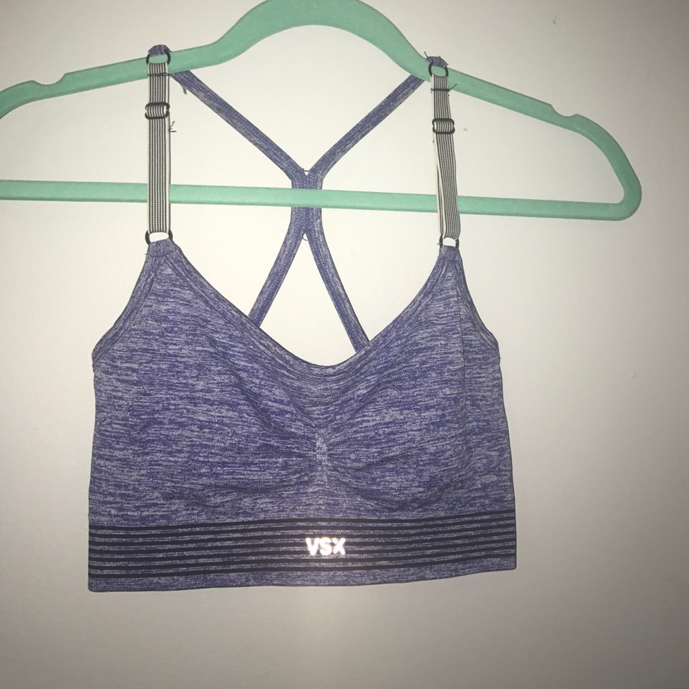 Pink Victoria's Secret sports bra